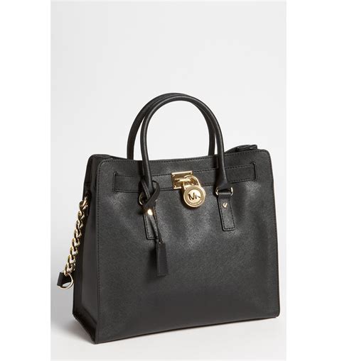 michael kors hamilton tote with rose gold hardware|michael kors saffiano large tote.